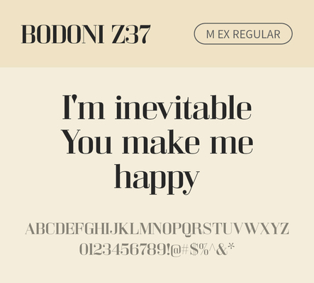 알파벳 영어 폰트 사람없음 OTF 레귤러체 낱개폰트 설치폰트 디자인서체 영문폰트 Bodoni_서체 BodoniZ37M_서체 Typodermic_서체 세리프체 문자 파일형식