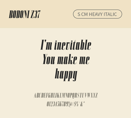 알파벳 영어 폰트 사람없음 OTF 낱개폰트 설치폰트 디자인서체 영문폰트 Bodoni_서체 BodoniZ37S_서체 Typodermic_서체 세리프체 이탤릭체 헤비체 문자 파일형식