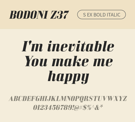 알파벳 영어 폰트 사람없음 OTF 볼드체 낱개폰트 설치폰트 디자인서체 영문폰트 Bodoni_서체 BodoniZ37S_서체 Typodermic_서체 세리프체 이탤릭체 문자 파일형식