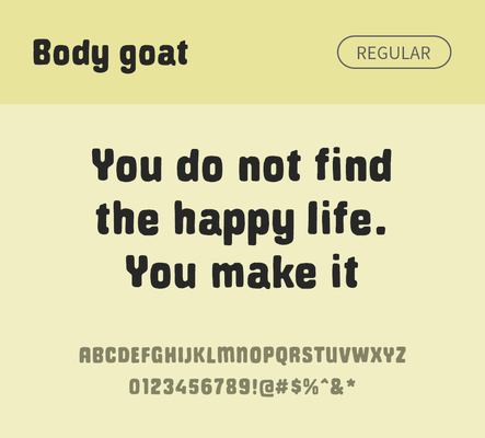 알파벳 영어 폰트 사람없음 OTF 레귤러체 낱개폰트 설치폰트 디자인서체 영문폰트 Typodermic_서체 만화체 BodyGoat_서체 문자 파일형식