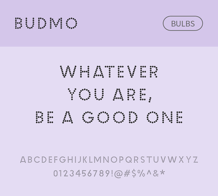 알파벳 영어 폰트 사람없음 OTF 낱개폰트 설치폰트 디자인서체 영문폰트 Typodermic_서체 산세리프체 budmo_서체 budmobulbs_서체 문자 파일형식