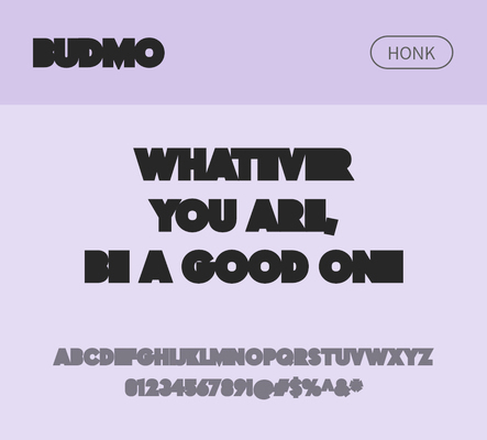 알파벳 영어 폰트 사람없음 OTF 낱개폰트 설치폰트 디자인서체 영문폰트 Typodermic_서체 산세리프체 budmo_서체 budmohonk_서체 문자 파일형식