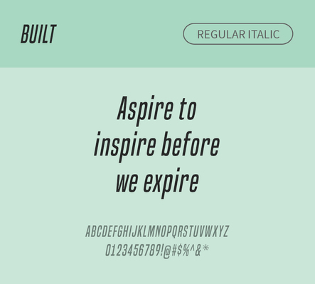 알파벳 영어 폰트 사람없음 OTF 레귤러체 낱개폰트 설치폰트 디자인서체 영문폰트 Typodermic_서체 산세리프체 이탤릭체 built_서체 문자 파일형식