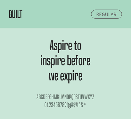 알파벳 영어 폰트 사람없음 OTF 레귤러체 낱개폰트 설치폰트 디자인서체 영문폰트 Typodermic_서체 산세리프체 built_서체 문자 파일형식