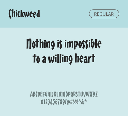 알파벳 영어 폰트 사람없음 OTF 레귤러체 낱개폰트 설치폰트 디자인서체 영문폰트 Typodermic_서체 만화체 chickweed_서체 문자 파일형식