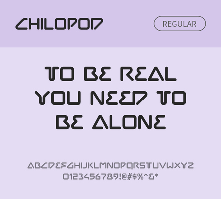 알파벳 영어 폰트 사람없음 OTF 레귤러체 낱개폰트 설치폰트 디자인서체 영문폰트 Typodermic_서체 chilopod_서체 문자 파일형식
