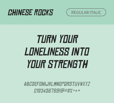 알파벳 영어 폰트 사람없음 OTF 레귤러체 낱개폰트 설치폰트 디자인서체 영문폰트 Typodermic_서체 산세리프체 이탤릭체 활자체 chineserocks_서체 문자 파일형식