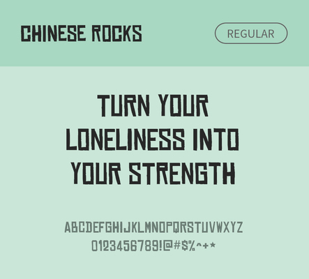 알파벳 영어 폰트 사람없음 OTF 레귤러체 낱개폰트 설치폰트 디자인서체 영문폰트 Typodermic_서체 산세리프체 활자체 chineserocks_서체 문자 파일형식