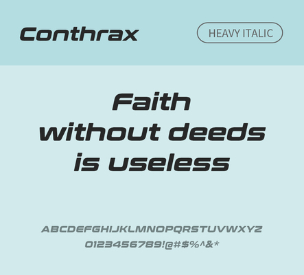 알파벳 영어 폰트 사람없음 OTF 낱개폰트 설치폰트 디자인서체 영문폰트 Typodermic_서체 산세리프체 이탤릭체 헤비체 conthrax_서체 문자 파일형식