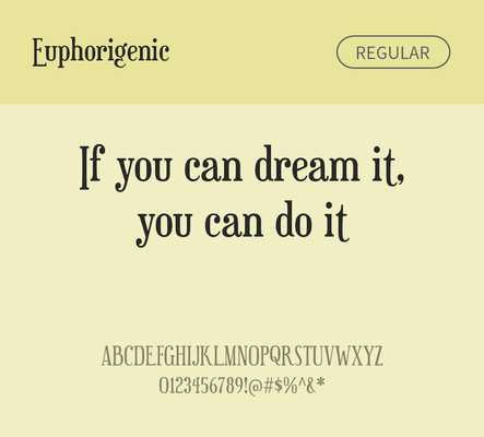 알파벳 영어 폰트 사람없음 OTF 레귤러체 낱개폰트 설치폰트 디자인서체 영문폰트 Typodermic_서체 슬랩세리프체 euphorigenic_서체 문자 파일형식