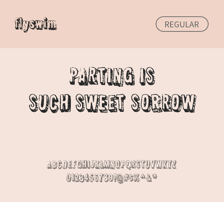 알파벳 영어 폰트 사람없음 OTF 낱개폰트 설치폰트 디자인서체 영문폰트 Typodermic_서체 산세리프체 만화체 flyswim_서체 문자 파일형식