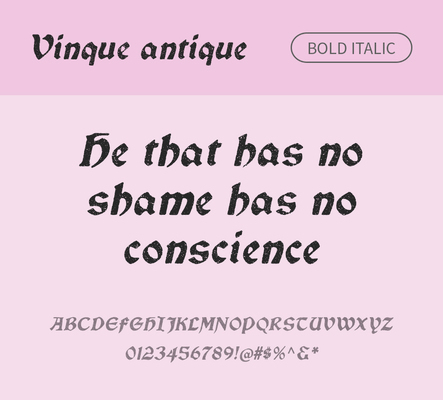 알파벳 영어 폰트 사람없음 OTF 볼드체 낱개폰트 설치폰트 디자인서체 영문폰트 Typodermic_서체 이탤릭체 vinque_서체 vinqueantique_서체 문자 파일형식