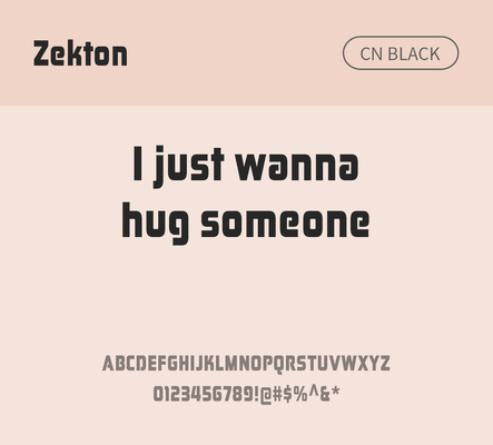 알파벳 영어 폰트 사람없음 OTF 낱개폰트 설치폰트 디자인서체 영문폰트 엑스트라볼드체 Typodermic_서체 산세리프체 zekton_서체 문자 파일형식