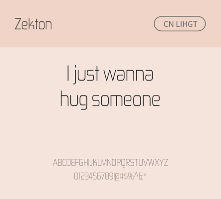 알파벳 영어 폰트 사람없음 OTF 라이트체 낱개폰트 설치폰트 디자인서체 영문폰트 Typodermic_서체 산세리프체 zekton_서체 문자 파일형식