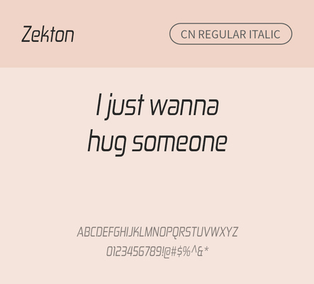 알파벳 영어 폰트 사람없음 OTF 레귤러체 낱개폰트 설치폰트 디자인서체 영문폰트 Typodermic_서체 산세리프체 이탤릭체 zekton_서체 문자 파일형식