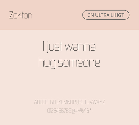 알파벳 영어 폰트 사람없음 OTF 라이트체 낱개폰트 설치폰트 디자인서체 영문폰트 Typodermic_서체 산세리프체 zekton_서체 문자 파일형식