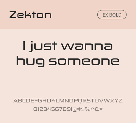 알파벳 영어 폰트 사람없음 OTF 볼드체 낱개폰트 설치폰트 디자인서체 영문폰트 Typodermic_서체 산세리프체 zekton_서체 문자 파일형식