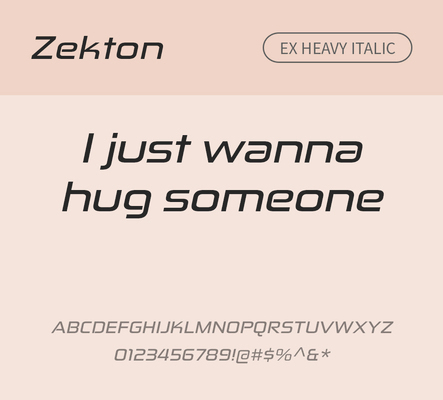 알파벳 영어 폰트 사람없음 OTF 낱개폰트 설치폰트 디자인서체 영문폰트 Typodermic_서체 산세리프체 이탤릭체 헤비체 zekton_서체 문자 파일형식