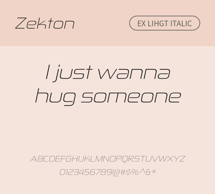 알파벳 영어 폰트 사람없음 OTF 라이트체 낱개폰트 설치폰트 디자인서체 영문폰트 Typodermic_서체 산세리프체 이탤릭체 zekton_서체 문자 파일형식