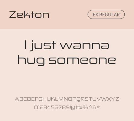 알파벳 영어 폰트 사람없음 OTF 레귤러체 낱개폰트 설치폰트 디자인서체 영문폰트 Typodermic_서체 산세리프체 zekton_서체 문자 파일형식