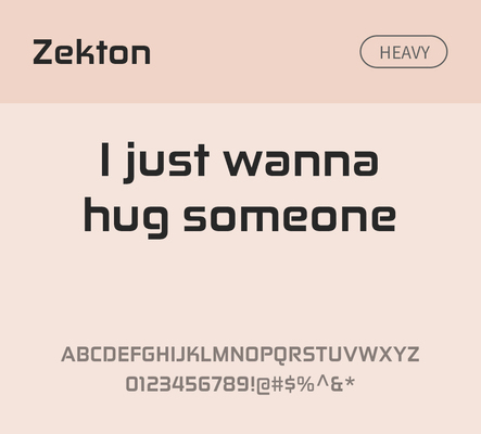 알파벳 영어 폰트 사람없음 OTF 낱개폰트 설치폰트 디자인서체 영문폰트 Typodermic_서체 산세리프체 헤비체 zekton_서체 문자 파일형식