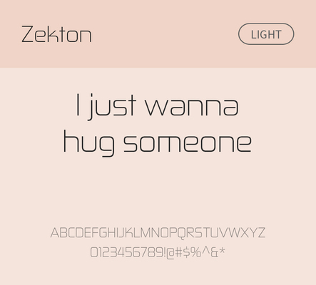 알파벳 영어 폰트 사람없음 OTF 라이트체 낱개폰트 설치폰트 디자인서체 영문폰트 Typodermic_서체 산세리프체 zekton_서체 문자 파일형식