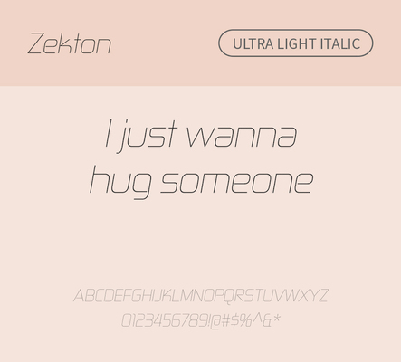 알파벳 영어 폰트 사람없음 OTF 라이트체 낱개폰트 설치폰트 디자인서체 영문폰트 Typodermic_서체 산세리프체 이탤릭체 zekton_서체 문자 파일형식