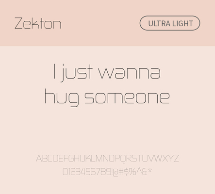 알파벳 영어 폰트 사람없음 OTF 라이트체 낱개폰트 설치폰트 디자인서체 영문폰트 Typodermic_서체 산세리프체 zekton_서체 문자 파일형식