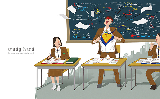 전신 PSD 학생 여자 남자 교복 종이 의자 일러스트 청소년 서기 웃음 앉기 책 세명 칠판 놀람 외침 수능 잡기 자신감 결심 책상 입시 수험생 슈퍼맨 보여주기 열공 십대만 국내일러스트 옷 감정 가구 컨셉 모션 고등학생 표정 사람 학습 소리 시험 영웅 파일형식