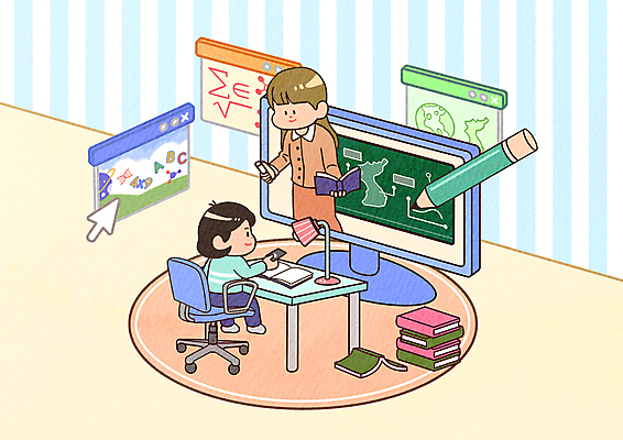 전신 PSD 여학생 여자 초등학생 어린이 의자 일러스트 초등교육 소녀 상반신 성인 두명 책 연필 모니터 강사 교사 스탠드 책상 커서 인터넷창 온라인강의 홈스쿨 홈스쿨링 여자만 언스쿨링 국내일러스트 직업 학생 교육 가구 인터넷 학용품 조명 사람 컴퓨터 필기구 강의 파일형식 언택트