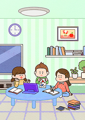 전신 PSD 여자 어린이교육 남자 화분 어린이 시계 액자 일러스트 선반 함께함 들기 앉기 소녀 소년 상반신 책 세명 태블릿 텔레비전 턱괴기 기록 그룹 원형탁자 홈스쿨 홈스쿨링 어린이만 언스쿨링 국내일러스트 교육 가구 컨셉 모션 탁자 사람 전자제품 스마트기기 파일형식