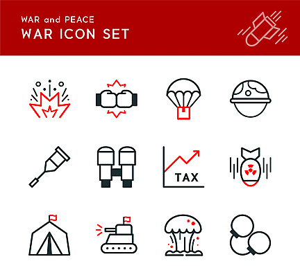 아이콘 그래프 사람없음 빨간색 검은색 경쟁 쌍안경 글러브 폭발 미사일 수갑 라인아이콘 싸움 전쟁 상승 군수품 탱크 낙하산 목발 금리 군모 군사기지 세금 지원 2D아이콘 AI파일 스포츠용품 컬러 장갑 컨셉 의료기기 모션 군대 금융 망원경 군용 파일형식 벡터