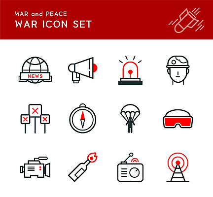 아이콘 고글 사람모양 사람없음 빨간색 카메라 검은색 확성기 군인 팻말 뉴스 나침반 라인아이콘 라디오 전쟁 낙하산 반대 송신탑 시위 비상등 지구모양 취재 화염병 2D아이콘 AI파일 모양 직업 지구 컬러 프레임 전자제품 탑 국군 병_담는 파일형식 벡터