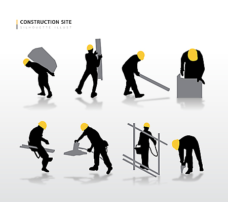 전신 실루엣 이동 일러스트 모션 노동자 사람모양 허리숙이기 서기 들기 앉기 상반신 사람없음 건설현장 작업 운반 안전모 드릴 업기 철근 산업현장 철근구조물 합판 건설근로자 국내일러스트 AI파일 모양 직업 산업 컨셉 건설업 촬영기법 숙이기 공구 구조물 헬멧 안전장비 파일형식 벡터