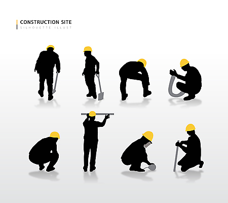 전신 실루엣 일러스트 모션 노동자 사람모양 자 허리숙이기 서기 들기 사람없음 건설현장 작업 안전모 삽 산업현장 웅크림 용접마스크 무릎구부리기 건설근로자 국내일러스트 AI파일 모양 직업 산업 포즈 문구용품 건설업 촬영기법 숙이기 마스크 헬멧 안전장비 파일형식 벡터
