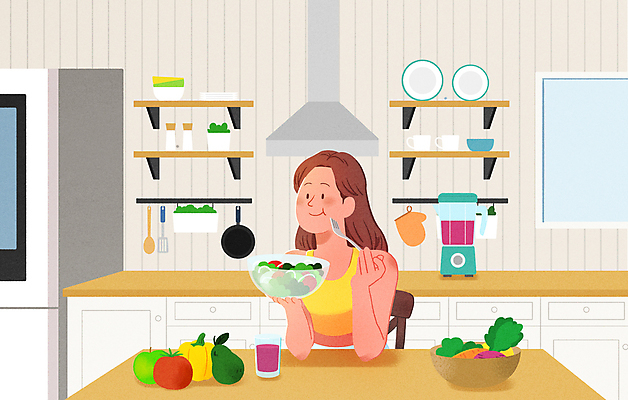 PSD 여자 포크 다이어트 토마토 의자 일러스트 식탁 주방용품 선반 파프리카 한명 들기 상반신 성인 건강관리 주방 식사 주스 샐러드 사과 먹기 채식 청사과 유리그릇 아보카도 저칼로리식단 성인여자한명만 식단관리 국내일러스트 1 그릇 식기 음료 음식 가구 생활용품 채소 과일 모션 유리 탁자 건강 관리 사람 식단 저칼로리 여자한명만 성인여자만 파일형식