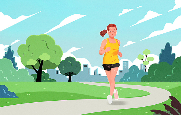 전신 PSD 나무 구름 공원 여자 다이어트 일러스트 하늘 한명 빌딩 성인 건물 운동복 달리기 조깅 운동 건강관리 풀 유산소운동 성인여자한명만 땀흘리기 국내일러스트 자연요소 식물 1 건축물 옷 공공시설 컨셉 모션 건강 관리 사람 여자한명만 성인여자만 파일형식