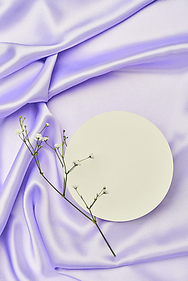 포토 JPG 스튜디오촬영 종이 백그라운드 실내 사람없음 하이앵글 보라색 주름 실크 질감 안개꽃 보라색배경 목업 카피스페이스 국내포토 꽃 뷰포인트 컬러 내부 공백 직물 한해살이풀 파일형식