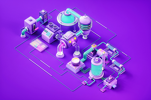 PSD 편집 편집이미지 공장 사람없음 3D 보라색 기계 연구실 연결 디지털합성 보관함 아이소메트릭 환풍기 개인정보 데이터케이스 서버 연구소 조종장치 로우폴리 편집소스 마이데이터 편집3D 컬러 공업 장비 정보 파일형식