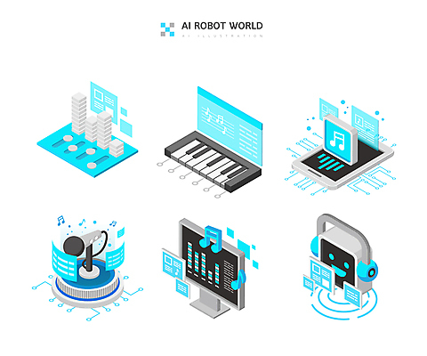 음악 음향기기 음표 일러스트 사람없음 스마트폰 컴퓨터 스크린 모니터 헤드폰 피아노건반 스마트 로봇 마이크 아이소메트릭 음원 이퀄라이저 AI_인공지능 국내일러스트 AI파일 기호 컨셉 문화예술 전자제품 핸드폰 스마트기기 건반 피아노 파일형식 벡터