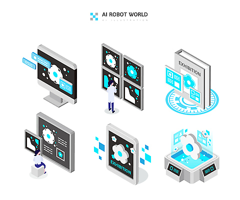 전신 여자 꽃 일러스트 서기 앉기 성인 두명 책 태블릿 스크린 모니터 기계 전시회 스마트 그림 작품 관람 아이소메트릭 전시품 홀로그램 성인여자만 국내일러스트 AI파일 식물 컨셉 모션 미술 사람 전자제품 스마트기기 컴퓨터 전시 여자만 성인만 파일형식 벡터