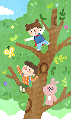 전신 PSD 나무 구름 한마리 여자 남자 별 어린이 동물캐릭터 나비 일러스트 나뭇잎 매달리기 앉기 소녀 소년 두명 새싹 만세 토끼 승차 어린이상상 손뻗기 나무타기 빨간망토 어린이만 국내일러스트 일러캐릭터 자연요소 식물 동물 캐릭터 1 곤충 잎 포유류 모션 상상 사람 반려동물 망토 파일형식