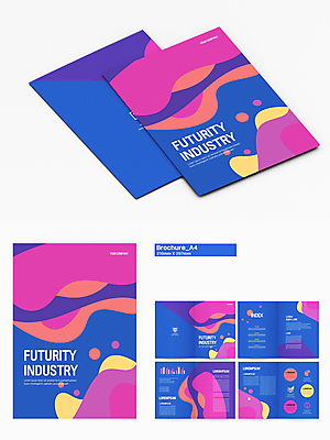 템플릿 리플렛 곡선 그래프 추상 팜플렛 사람없음 파란색 모니터 원형 웨이브 기하학 인디자인 INDD 미래산업 이미지템플릿 도형 산업 선 컬러 무늬 컴퓨터 파일형식