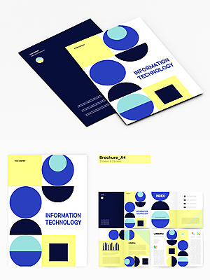 템플릿 리플렛 그래프 추상 정보기술 팜플렛 사람없음 사각형 원형 손모양 기하학 대각선 빗금 인디자인 INDD 이미지템플릿 모양 도형 선 무늬 기술 파일형식 손_신체부위