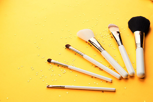 포토 JPG 해외이미지 사람없음 세트 뷰티 화장품 오브젝트 메이크업브러쉬 해외포토 붓 파일형식 이미지허브