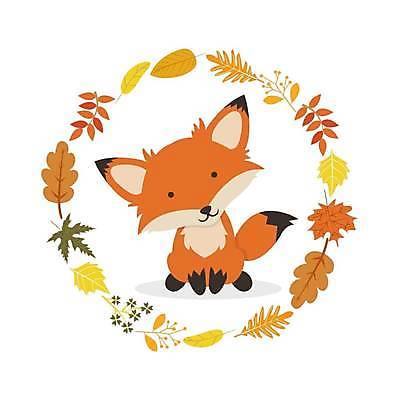 EPS 해외이미지 낙엽 일러스트 나뭇잎 사람없음 여우캐릭터 해외일러스트 동물캐릭터 잎 여우 파일형식 벡터 이미지허브