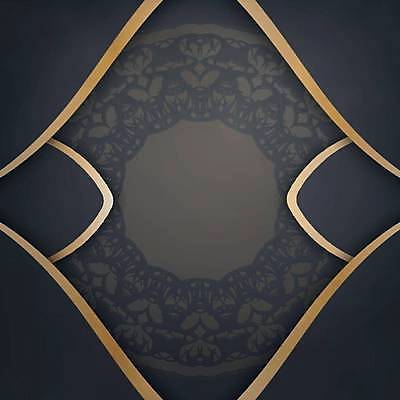 EPS 해외이미지 문양 백그라운드 일러스트 사람없음 회색 금색 빈티지 화려 고급 해외일러스트 컬러 컨셉 파일형식 벡터 이미지허브