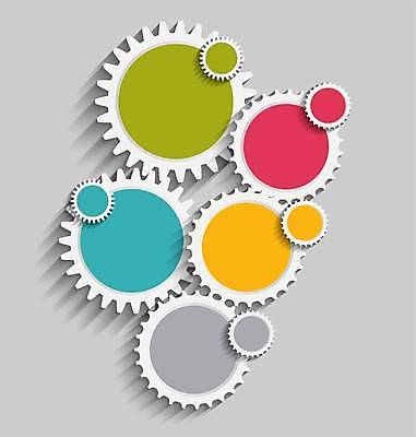 EPS 해외이미지 디자인 일러스트 비즈니스 그림자 사람없음 자료 공백 인포그래픽 정보 톱니바퀴 목차 해외일러스트 파일형식 벡터 이미지허브