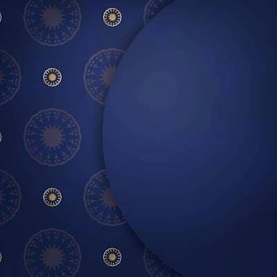 EPS 해외이미지 문양 백그라운드 일러스트 사람없음 파란색 화려 고급 카피스페이스 해외일러스트 컬러 컨셉 공백 파일형식 벡터 이미지허브