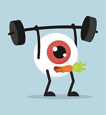 EPS 해외이미지 캐릭터 하늘색 일러스트 건강 들기 사람없음 건강관리 당근 역기 영양섭취 눈건강 해외일러스트 일러캐릭터 모션 뿌리채소 관리 파란색 파일형식 벡터 이미지허브